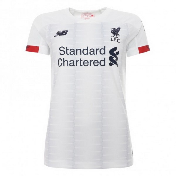 Camiseta Liverpool 2ª Kit Mujer 2019 2020 Blanco